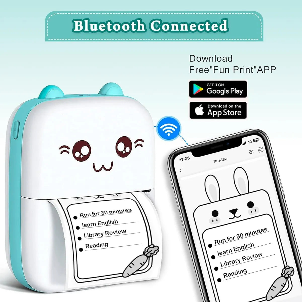 Mini Impresora Portátil Bluetooth